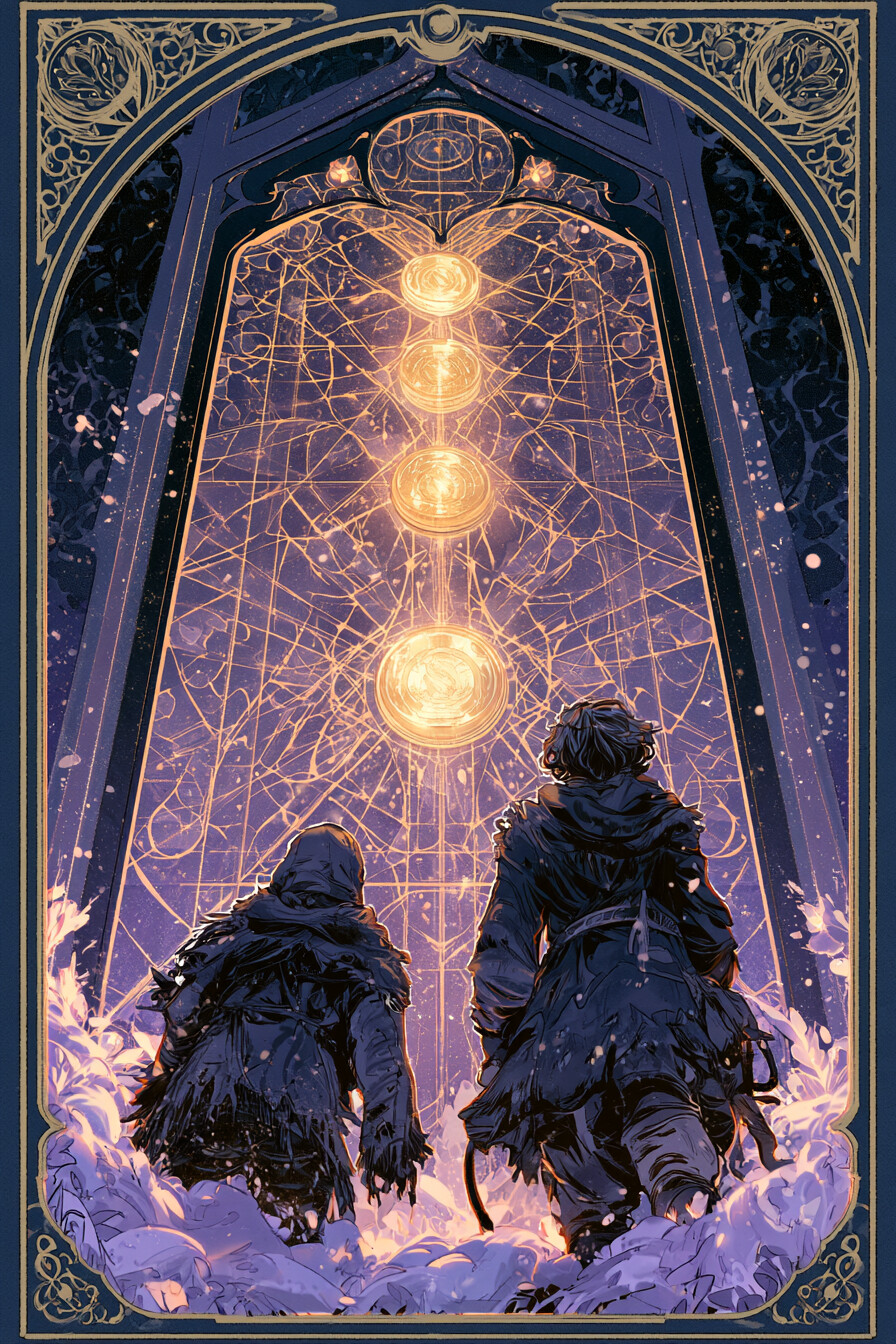 5 펜타클(5 of Pentacles) 타로 카드 그림 — 갈등과 도전, 경쟁 속의 시험 (물질·재물·현실적…